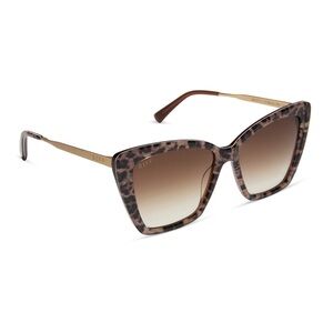 DIFF Becky II Leopard Print Sunglasses